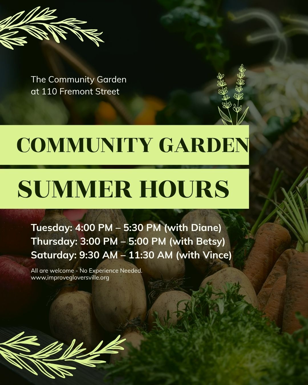 Green and Brown Illustrated Alaçatı Herb Festival Instagram Post Summer hours poster